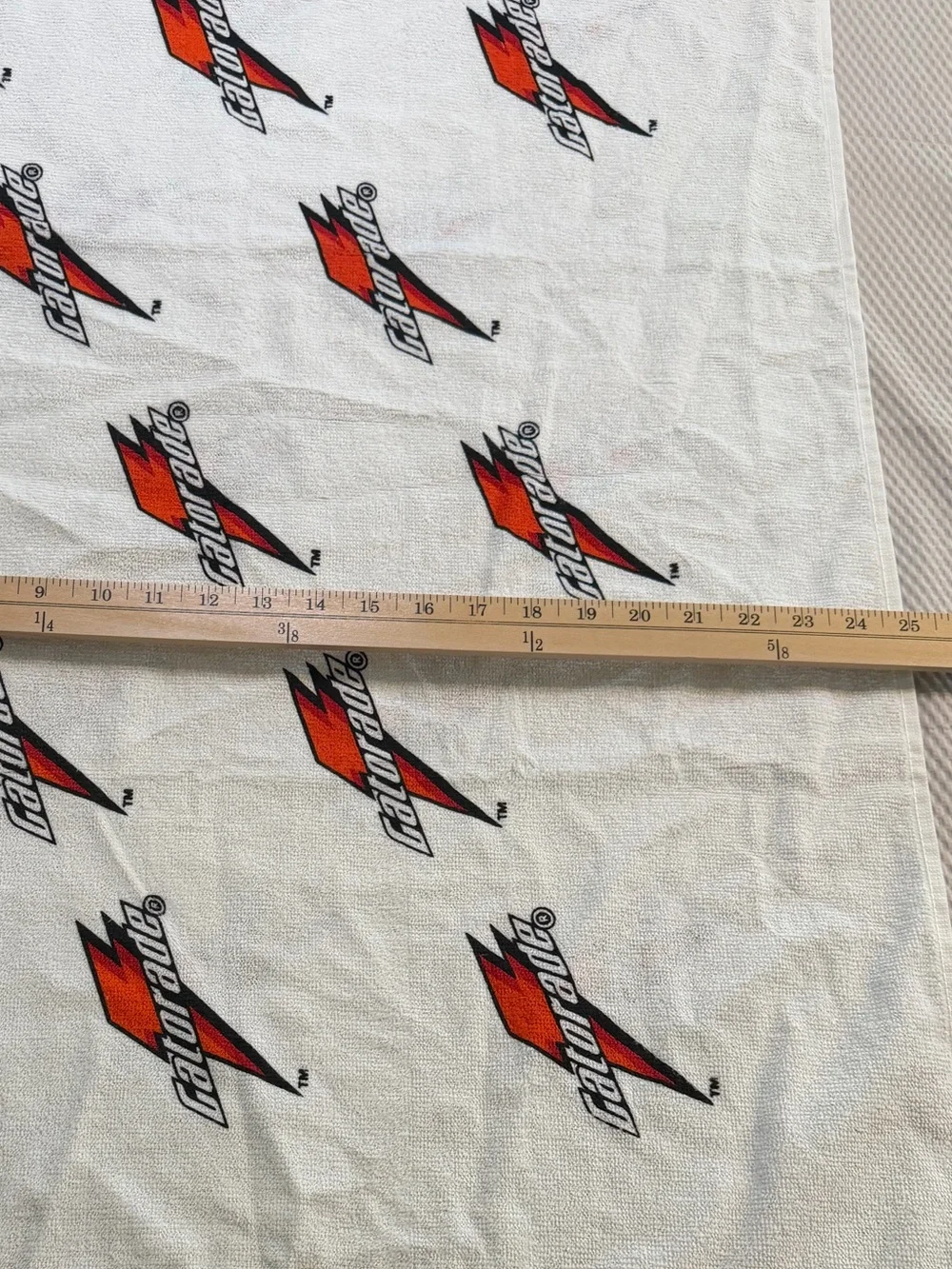 Vintage 1985 Gatorade Double Sided All Over Print Towel AOP Sports Promo